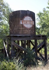 Historic water tank at Westside