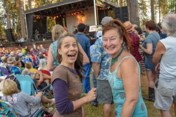 Smiling faces at Spring 2018 Strawberry Music Festival by Steve Zimmerman