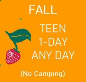 Fall Teen 1-Day (No Camping)